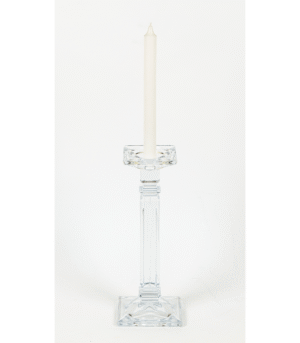 Crystal Corinthian candlestick