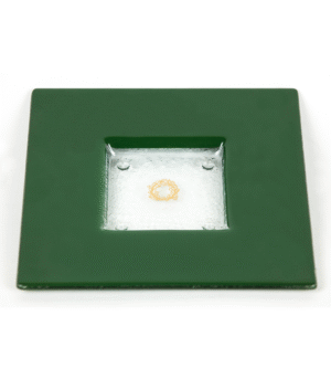 Green border platter