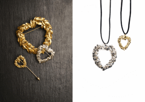 Silver or gold platted medium pendant