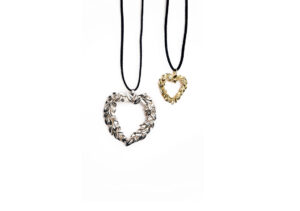 Silver or gold platted large pendant