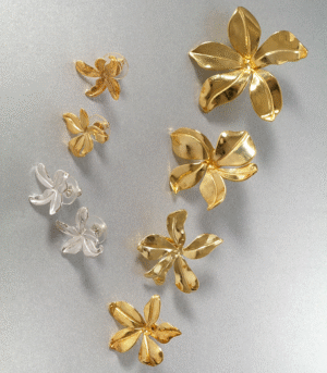 Silver or gold platted earrings Νο1