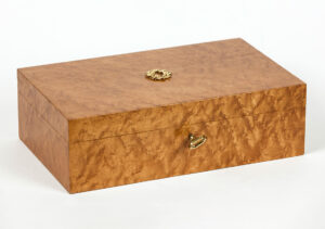 Rectangular wooden box
