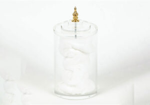 Acrylic glass cotton case