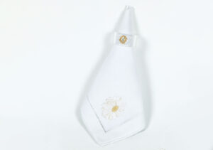 Set of 6 Acrylic glass towel-rings