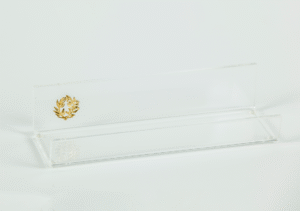 Pencil case (open) with middle wreath